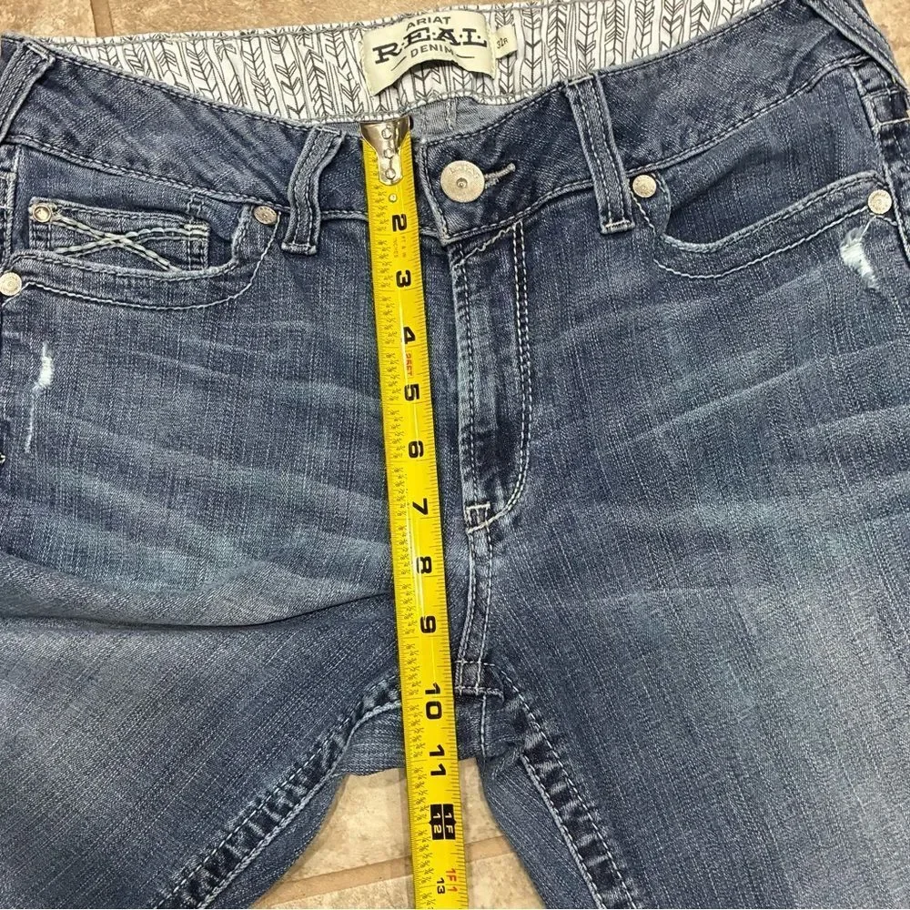 Ariat Real Denim Women’s Bootcut Jeans 32x32 Mid Rise Stretch EUC